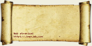 Emilija Perušinović vizit kartica